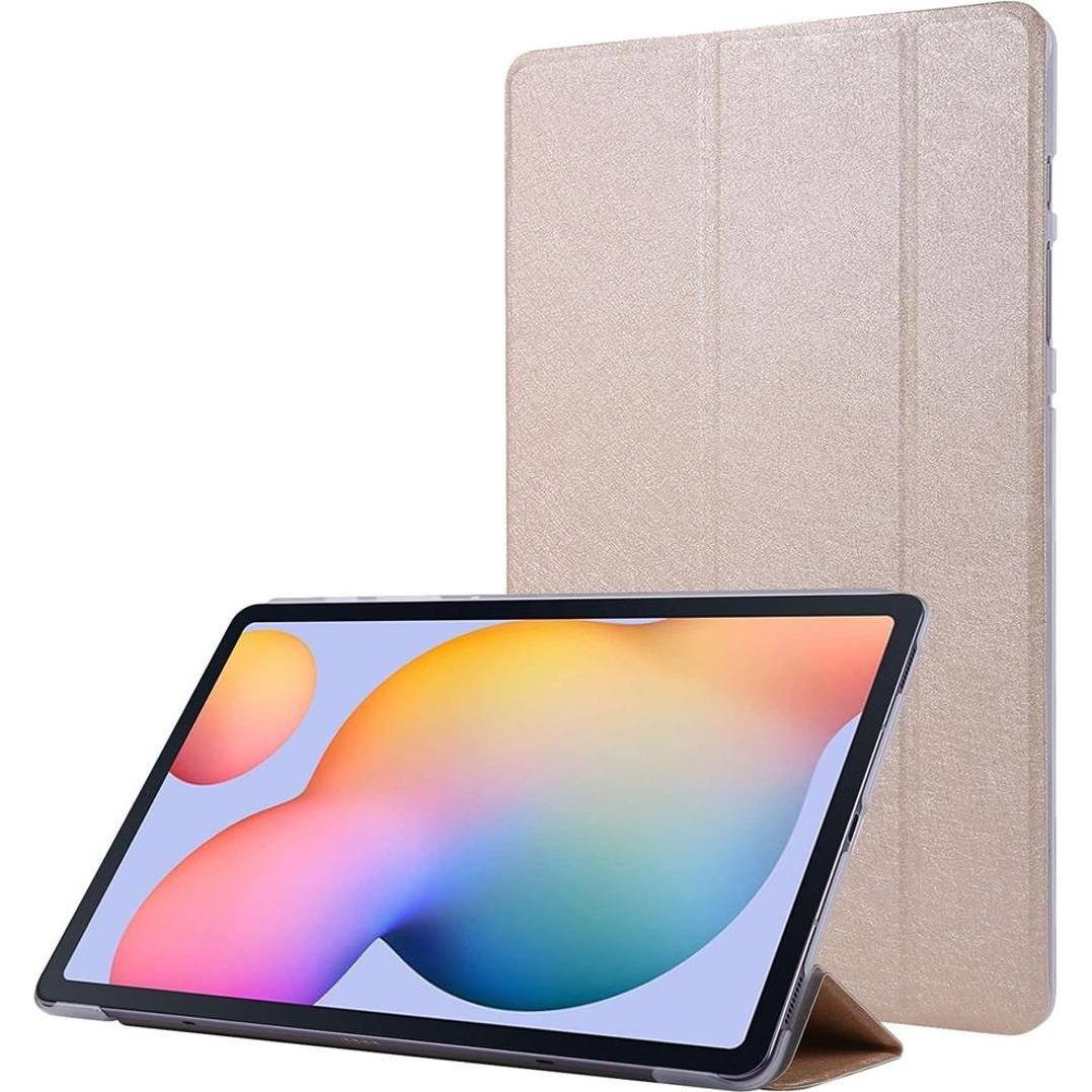 König Design Schutz Tablet Hülle für Samsung Galaxy Tab S7 Case Cover Klapp Tasche Etuis Gold (Galaxy Tab S7), Tablet Hü...