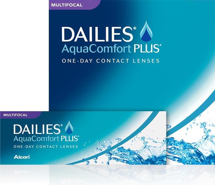 Actual product image Dailies AquaComfort Plus Multifocal 30 (-3.75, Daily lens, 30 Piece, Multifocal)