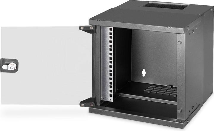 Immagine prodotto Digitus Contenitore da parete 10" 6U, SOHO PRO 324 x 316 x 298 mm, nero (5.71 HE, Portapacchi da 10 pollici)