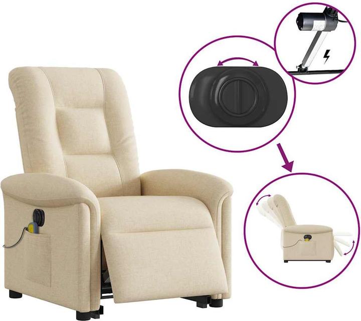 Image du produit vidaXL Massagesessel mit Aufstehhilfe
