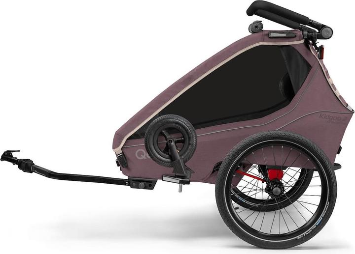 Produktbild Qeridoo Kidgoo 2 - Kinderfahrradanhänger für 2 Kinder