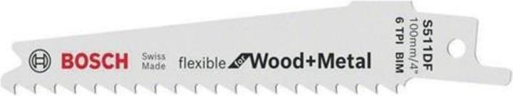 Actual product image Bosch Professional Zubehör Sabre saw blade S 511 DF, Flexible for Wood and Metal, pack of 5