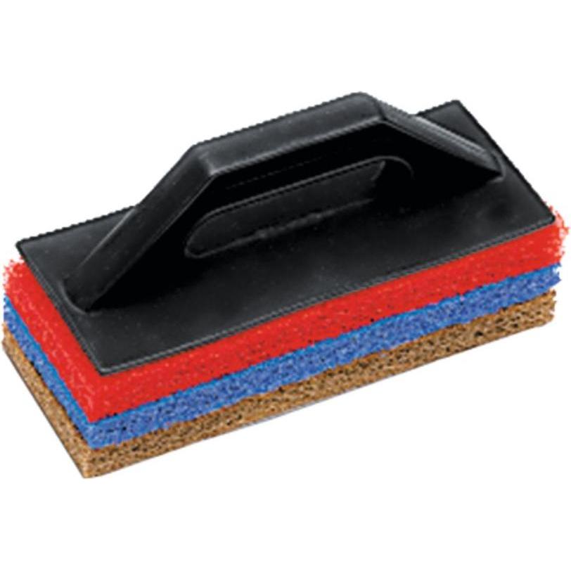 Rubi Superpro spugna abrasiva con tavoletta, Utensili pulizia, Verde