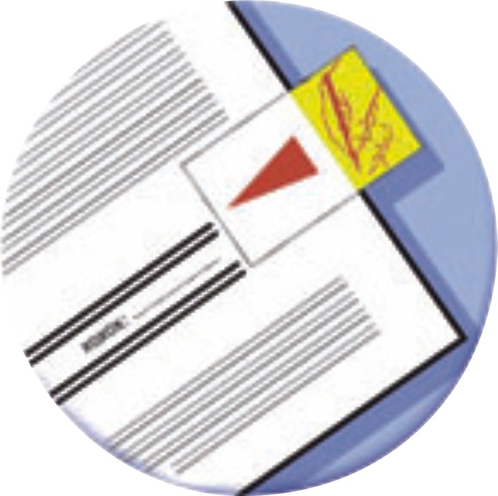 Produktbild Post-it Index Unterschrift (25 x 43 mm)