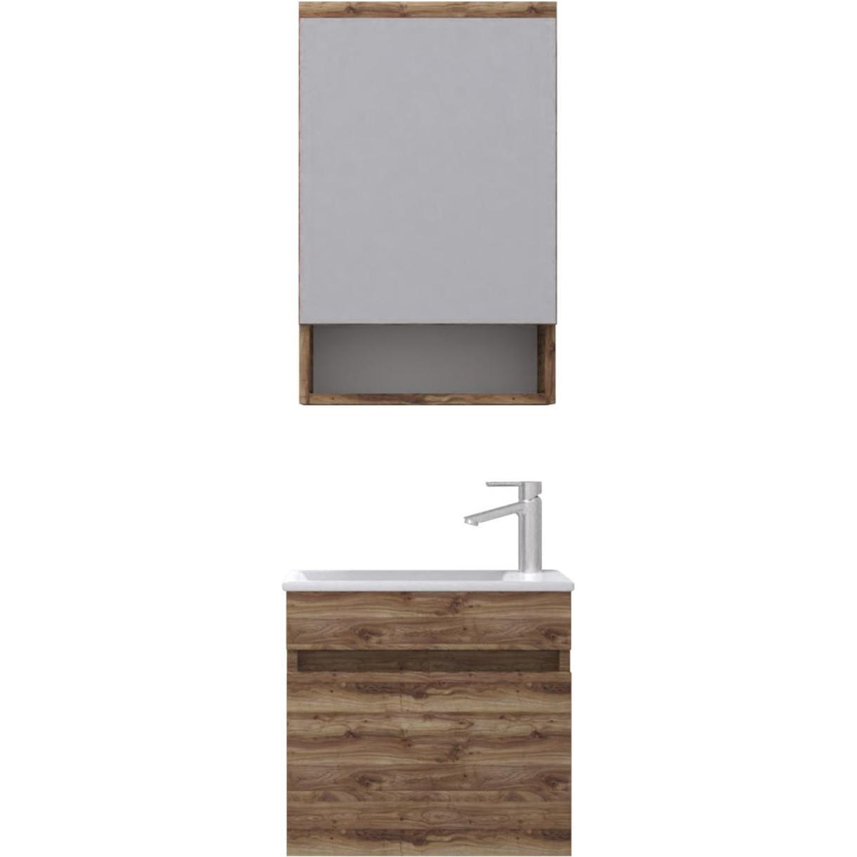 Homitis, Set mobili da bagno, Pıccolo 50 Bathroom Furniture Set (2 Pieces)