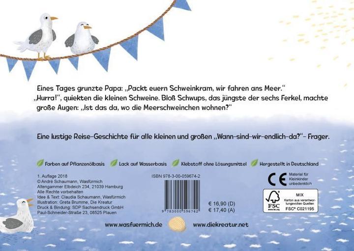 Produktbild Schwups fährt in die Ferien (Deutsch, Claudia Schaumann, Greta Brumme, 2018)
