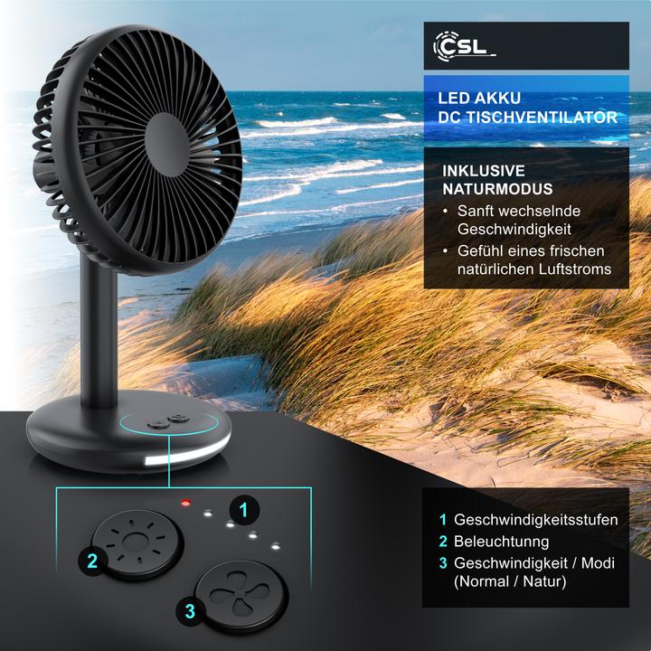 Produktbild CSL USB Mini Desk Fan (46.50 dB)