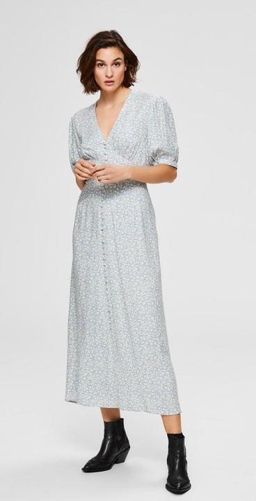 Immagine prodotto Selected Maxi abito con scollo a V a taglio basso (36)