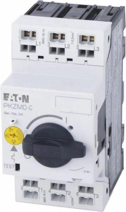 Image du produit Eaton Disjoncteur-moteur PKZM0-1.6-C tripolaire à commande manuelle