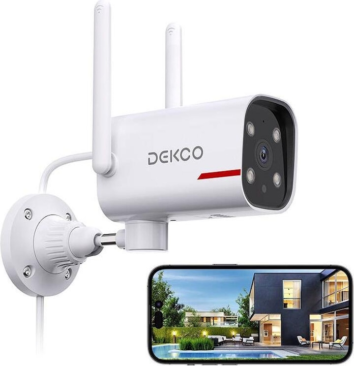 Actual product image Dekco IP Outdoor camera Wi-Fi DC4L