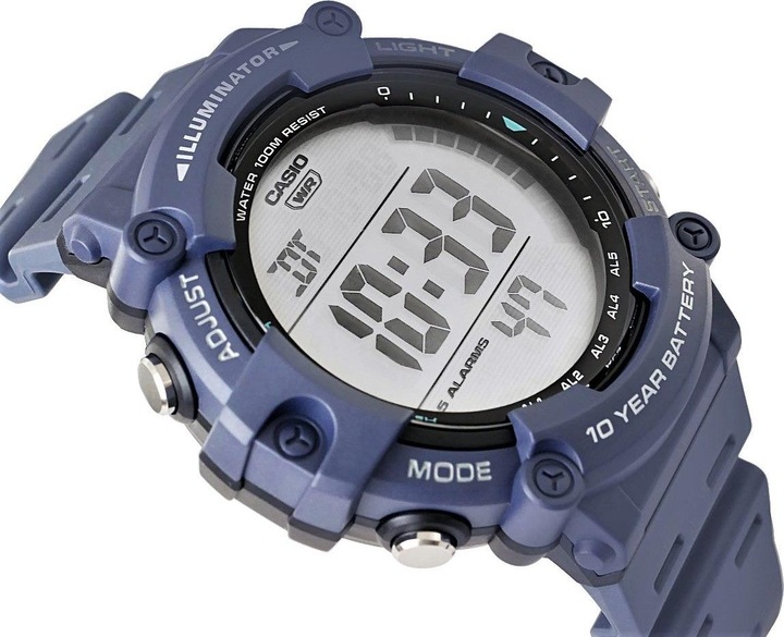 Actual product image Casio AE-1500WH-2AVDF Unisex Watch (Digital watch, 235 mm)