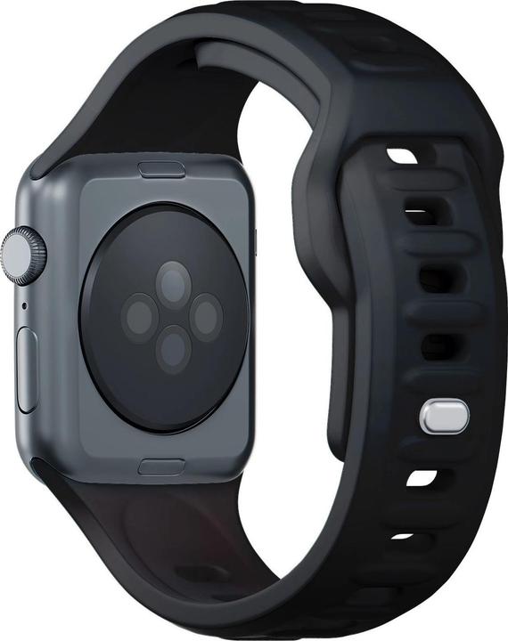 Produktbild 3MK Silicone Watch Strap czarny/black dla Apple Watch 38/40/41mm (Silikon, Edelstahl)