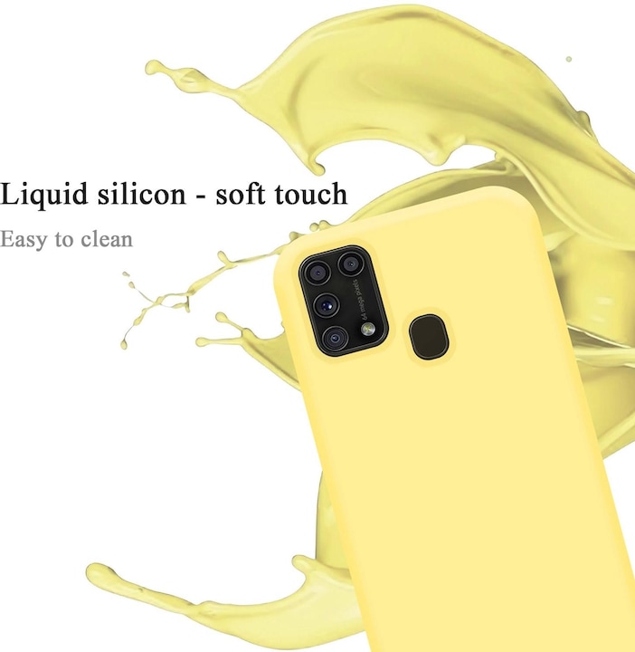 Actual product image Cadorabo TPU Liquid Silicone Case Cover (Samsung Galaxy M31)