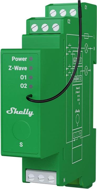 Immagine prodotto Shelly Wave Pro Dimmer 2PM (Attuatore dimmerabile)