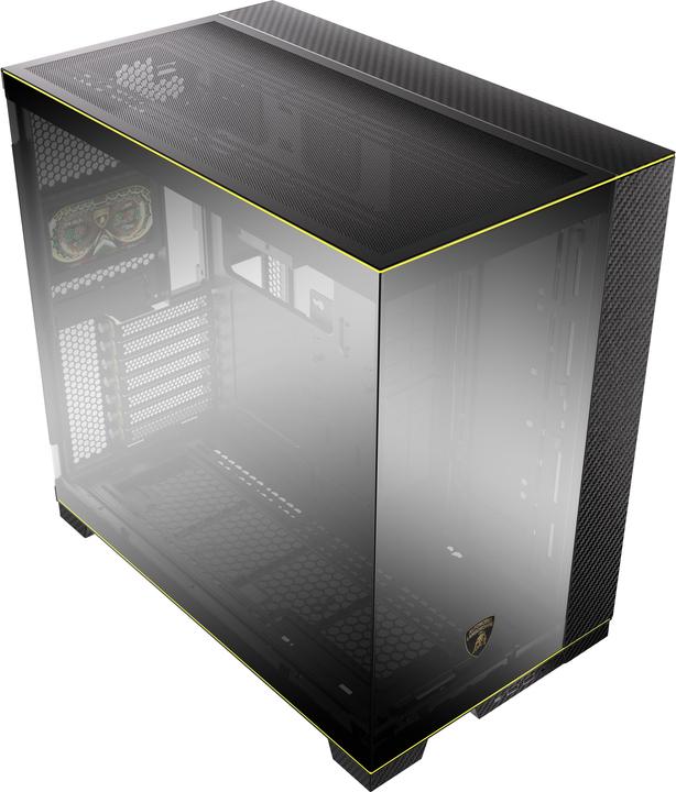 Actual product image Lian-Li O11D EVO RGB Automobili Lamborghini Edition - black (Mini-ITX, mATX, ATX, E-ATX)