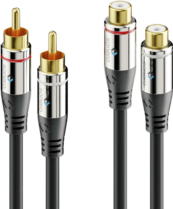 Actual product image Sonero Audio cable cinch - cinch 5 m (5 m, Extension)