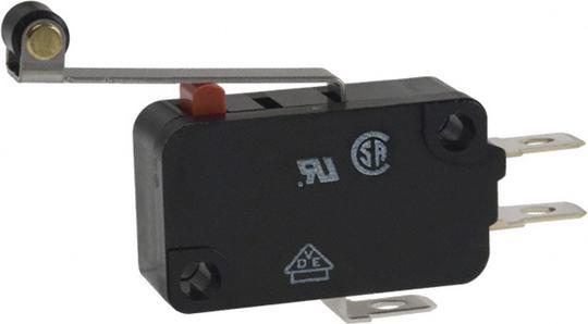 Immagine prodotto Omron Industrial Automation Microinterruttore, VX, 5A, 1 contatto in scambio, 0,49N, attuatore a leva a rullo