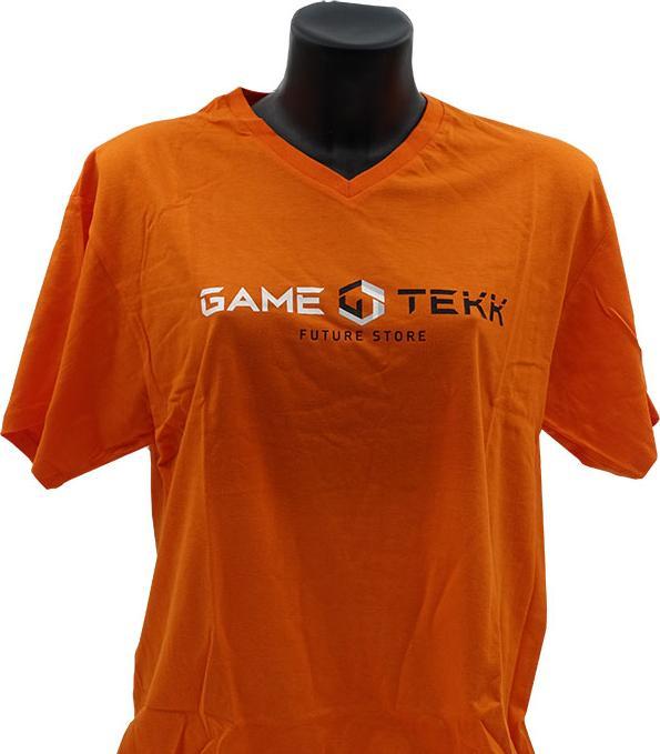 Immagine prodotto Altri T-Shirt Collo V Arancione GameTekk Uomo XL (XL)