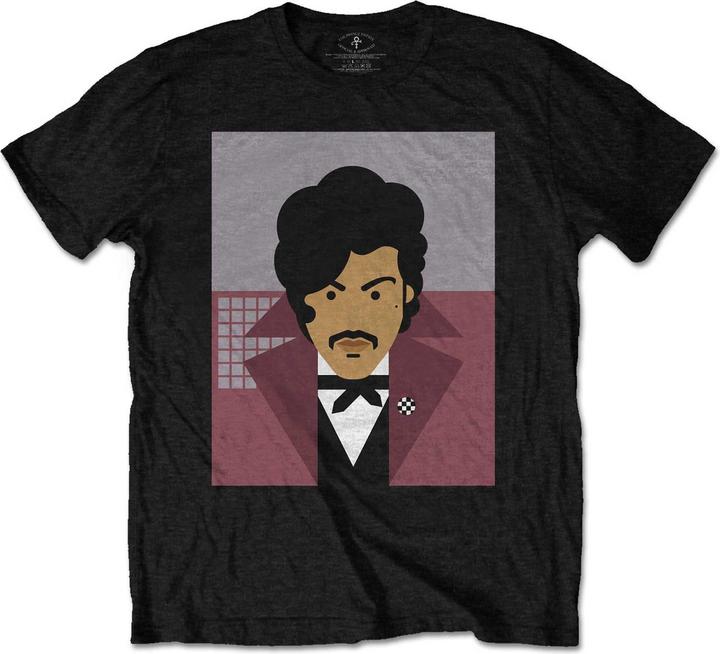 Produktbild Prince Unisex Adult Many Faces Back Print Cotton T-Shirt (M)