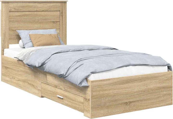 Image du produit vidaXL Aufbewahrungsbettgestell (75 x 190 cm)