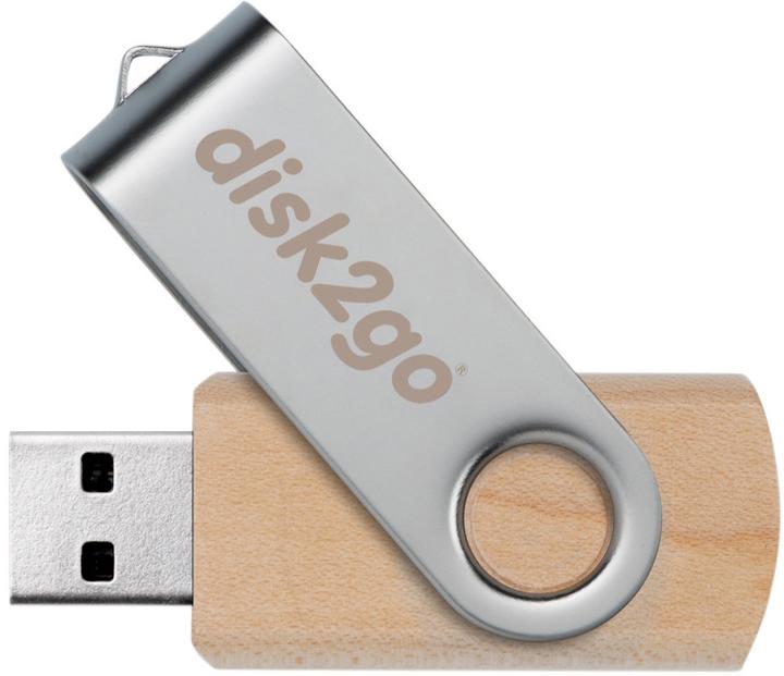 Image du produit Disk2go Bois (16 Go, USB-A)
