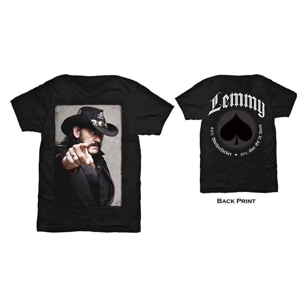 Lemmy, Herren, Shirts, Pointing Photo Mens, Schwarz, (Xl)