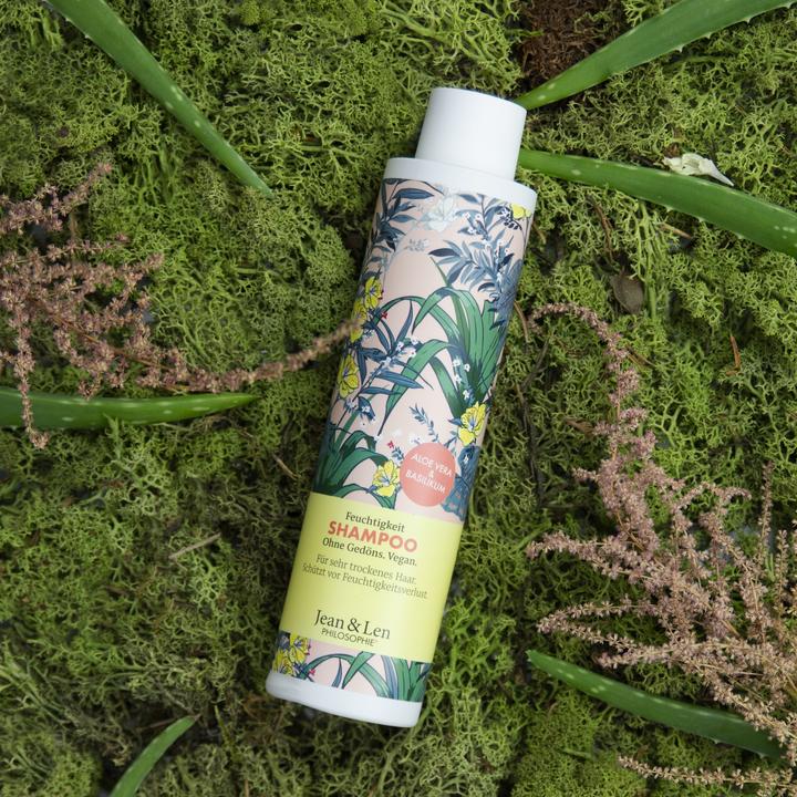 Actual product image Jean & Len Aloe Vera & Basil, Shampoo, 300 ml (300 ml, Liquid shampoo)