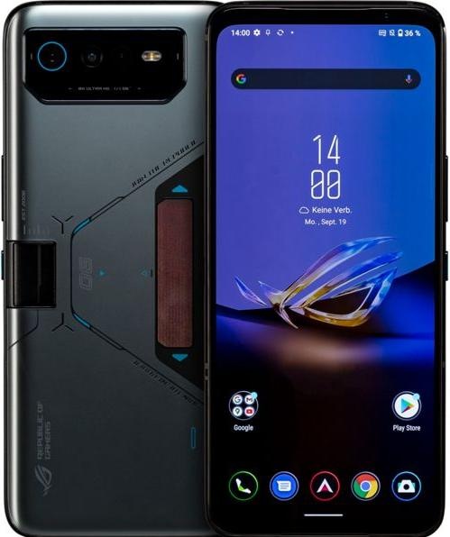 Produktbild ASUS ROG Phone 6D Ultimate (512 GB, Space Gray, 6.78", Dual SIM, 50 Mpx, 5G)