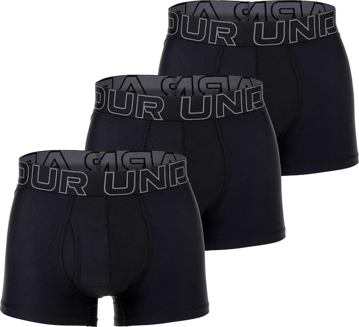 Immagine prodotto Under Armour Boxer sportivi aderenti alla figura UA PERFORMANCE TECH - SOLID 3 IN 3PK (XL, confezione da 3)