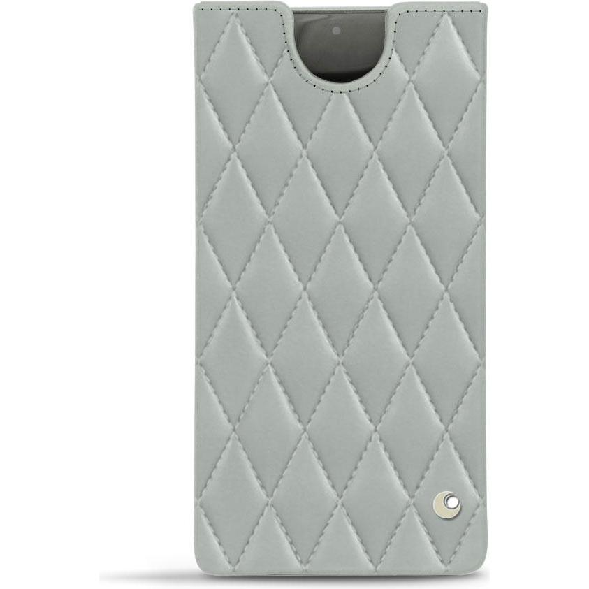 Noreve Lederschutzhülle (Samsung Galaxy Note 10+), Smartphone Hülle, Grau