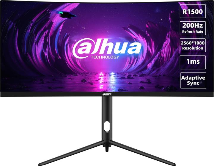 Produktbild Dahua 30" WFHD 21 9 Curved 200Hz 1ms (2560 x 1080 Pixel, 30")