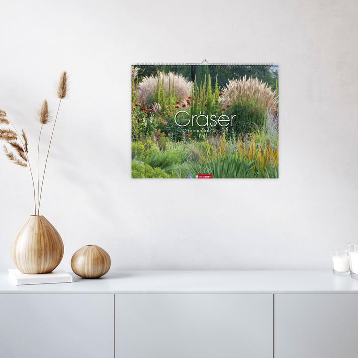Produktbild Gräser Kalender 2026 (44 x 34 cm)