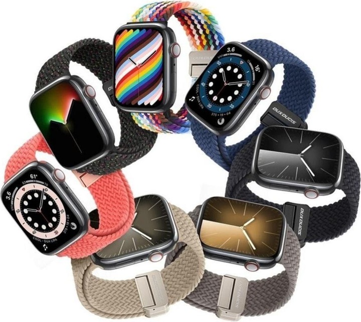Actual product image Dux Ducis Mixture Pro Armband (38 mm, 40 mm, 41 mm, Nylon, Apple Watch Series 2, Apple Watch Series 1, Apple Watch Series 3, Apple Watch Series 4, Apple Watch Series 5, Apple Watch Series 6, Apple Watch Series 7, Apple Watch Series 8, Apple Watch Series 9, Apple Watch SE)