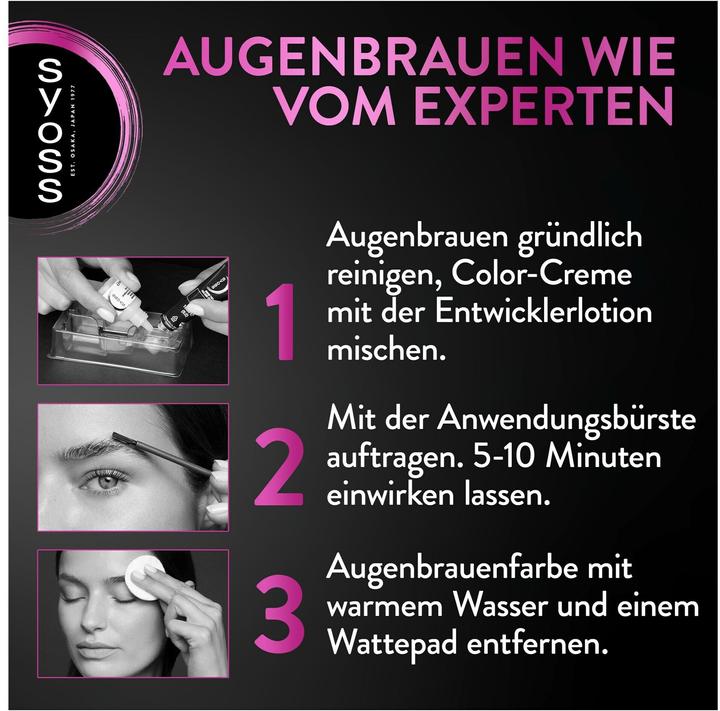 Immagine prodotto Syoss Kit per sopracciglia (Marrone scuro)