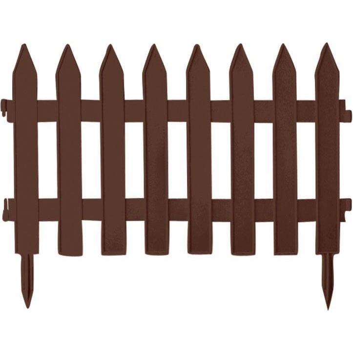 Prosperplast, Recinto da giardino, Płotek Ogrodowy 3,2m Graden Classic Brąz