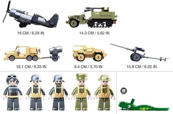 Actual product image Sluban WWII Set