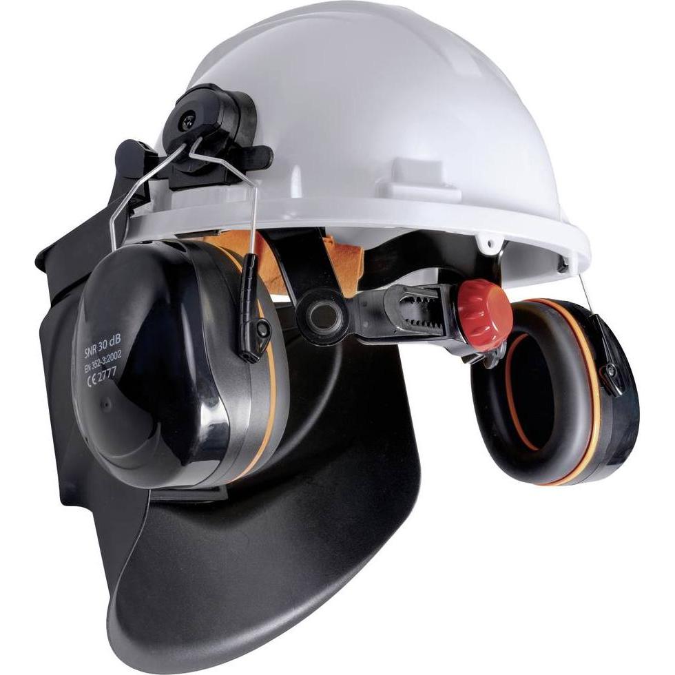 Toparc, Occhiali protettivi + visiera, 080607 CASCO CON PROTEZIONE DELL'UDITO E DELLA VISTA