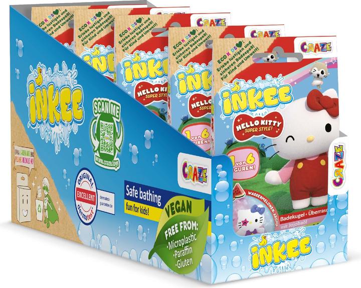 Actual product image Craze Inkee surprise Hello Kitty (Bath bombs, 117 g)