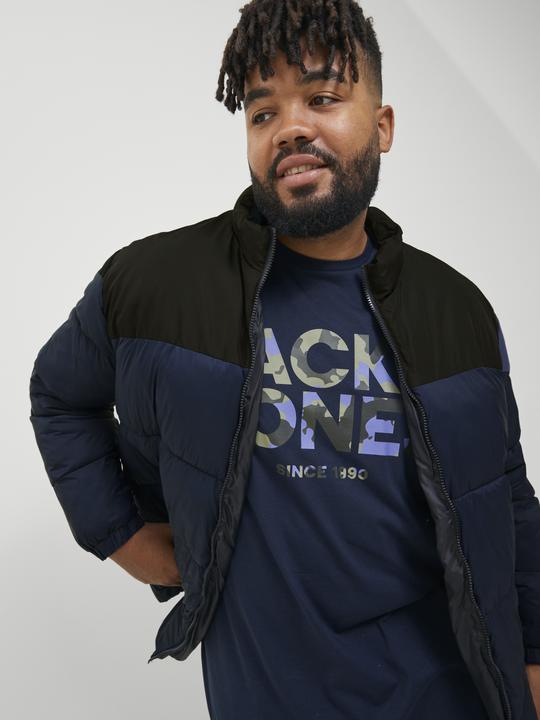 Actual product image Jack & Jones Plus Size High Neck Plus Size Puffer Jacket (4XL)