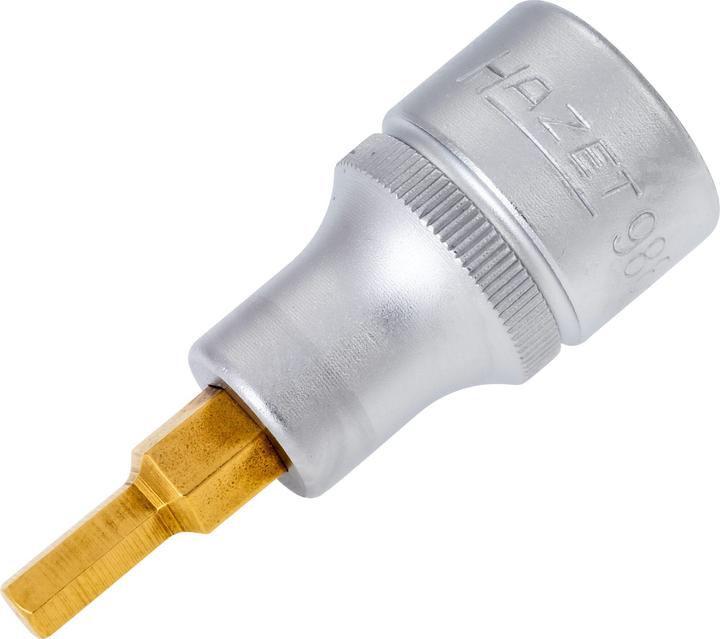 Produktbild HAZET Schraubendreher-Steckschlüsseleinsatz 986-5 ∙ Vierkant12,5 mm (1/2 Zoll) ∙ Innen Sechskant Pr… (5 mm)
