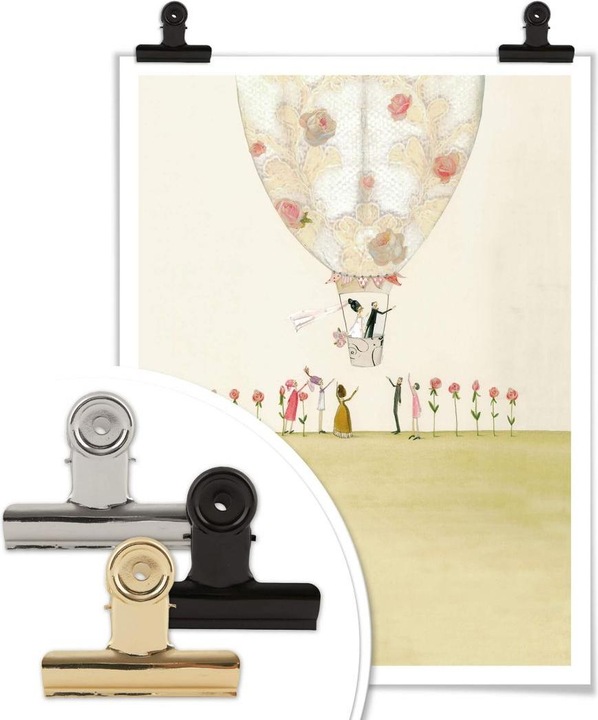 Image du produit Trenddeko Ballon de mariage (40 x 50 cm)