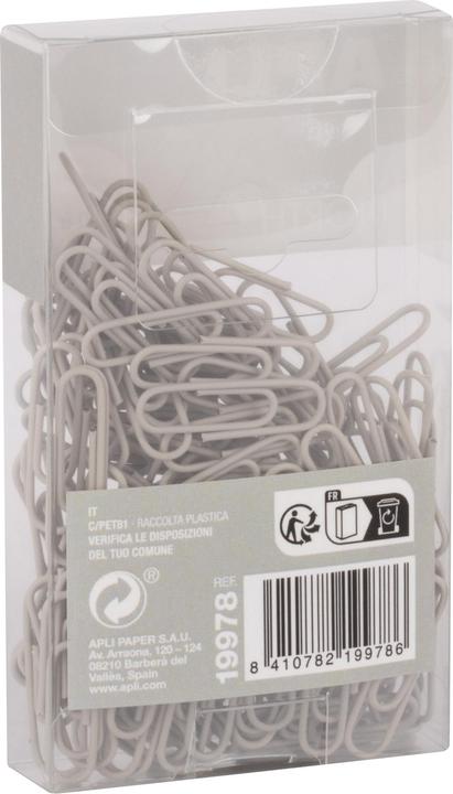 Produktbild Apli Büroklammern NORTH grau 140 Stück (140x)