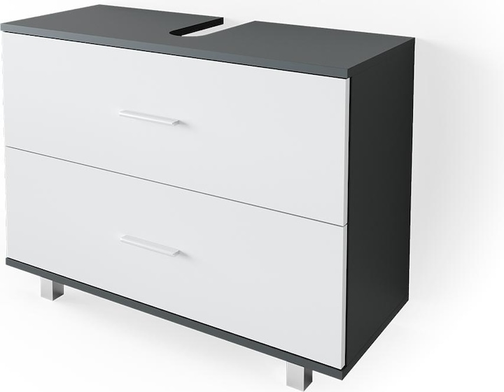 anthracite/white