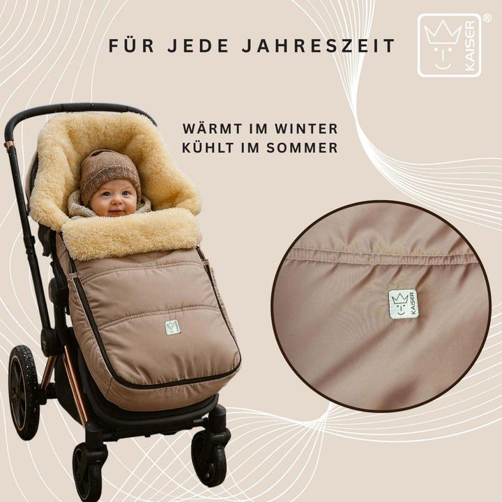 Produktbild Kaiser Baby Kaiser Lammfell Fusssack Dublas 2.0, sand