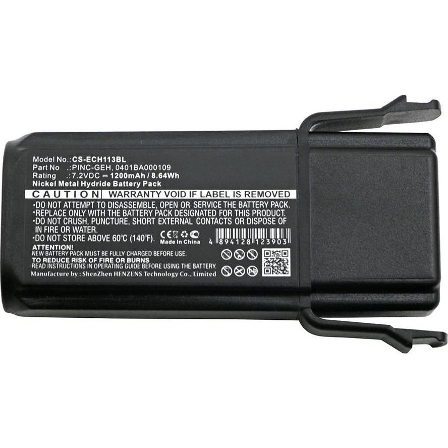 CoreParts Battery for Crane Remote (1 Zellen, 1200 mAh), Notebook Akku, Schwarz