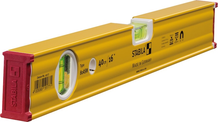 Produktbild Stabila Wasserwaage Type 80 ASM (40 cm)