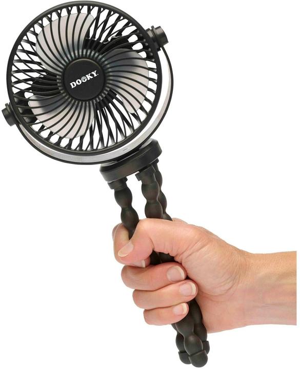 Produktbild Dooky Kinderwagenventilator 29 x 15 x 6.5 cm, Schwarz