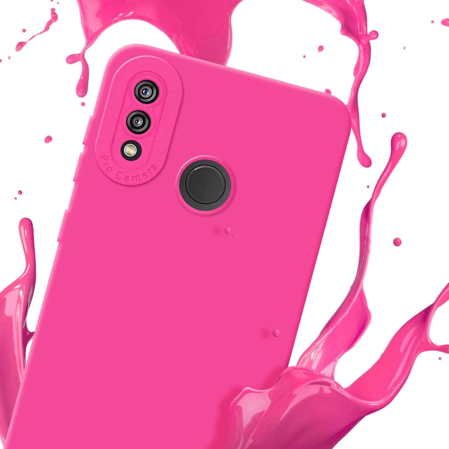 Thumbnail - Cadorabo Hülle für Huawei P20 LITE 2018 / NOVA 3E im TPU Fluid LM162 Style (Huawei Nova 3E), Smartphone Hülle, Pink