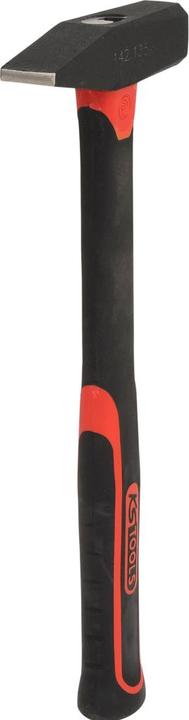 Actual product image KS Tools Werkzeuge-Maschinen GmbH Metalworker's hammer with fibreglass handle, 500g, on hanger (500 g)