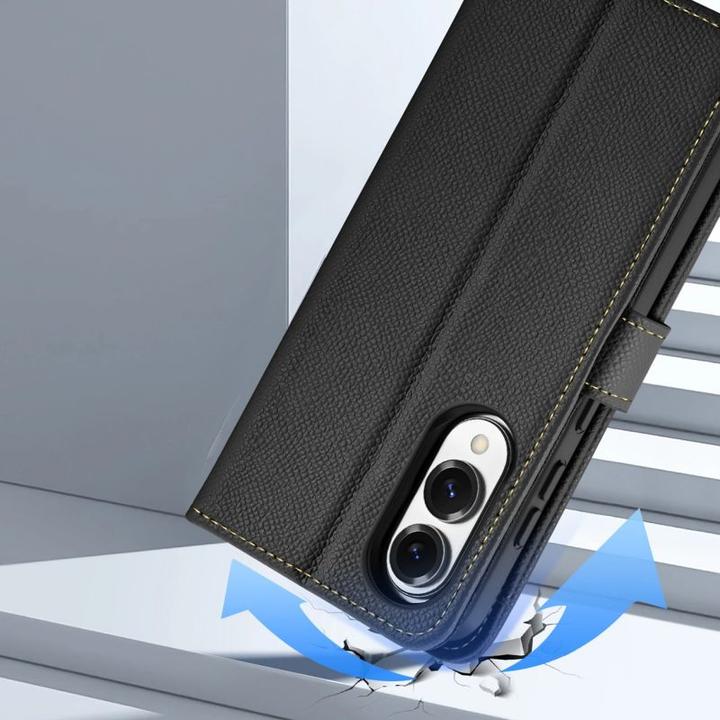 Produktbild Dux Ducis Lawa Series MagSafe Kunstleder Bookcover Hülle (Samsung Galaxy S25 Edge)